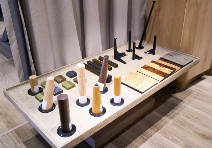 Leg and finish samples