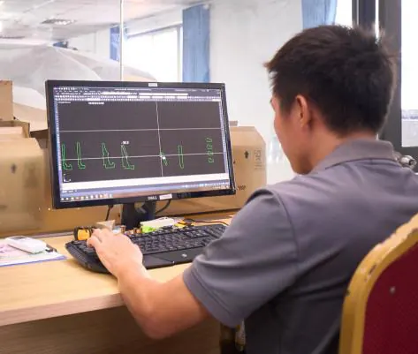 Pattern design at a CAD workstation