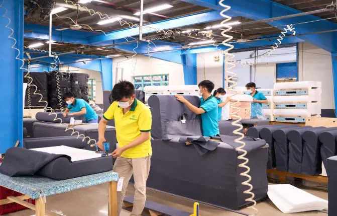 Upholstery line