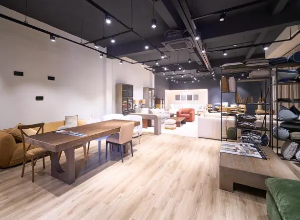 Designs 4 Life showroom in Vietnam with dining and living settings