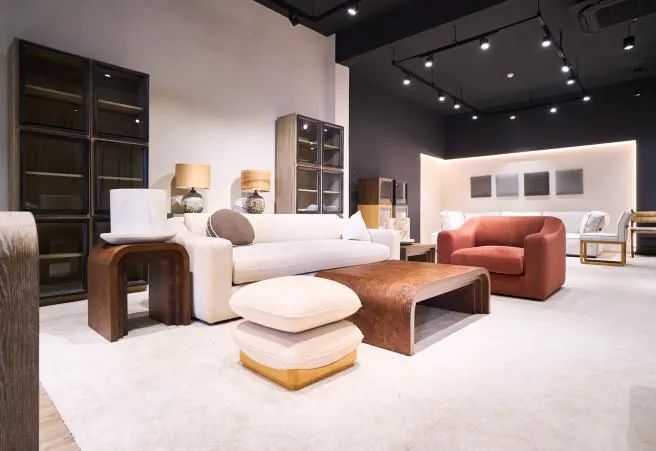 Accent chair and lounge setting